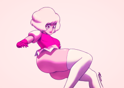 numinextheslayer: I drew pink diamond, ive been waiting for this reveal for a while.  dat delicious pink~ ;9