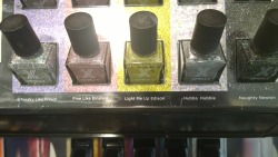 firepsychic: i can’t decide which nail polish color made me laugh the most 