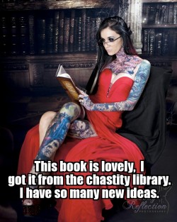 cummins4you:  Original caption :) #chastity #flr #book #Miss