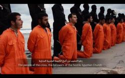 prettyboyshyflizzy:  by-grace-of-god:  21 Egyptian Coptic Christians were beheaded by ISIS in Libya in hatred for “people of the Cross”Please pray for them and their families and for an end to the evil of ISIS.  Bruh that video was the most inhumane