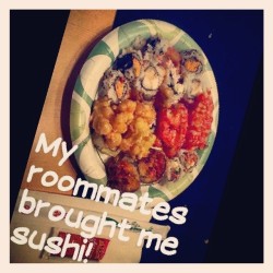 Amazing Roommates! #sushi #roommates #surprise