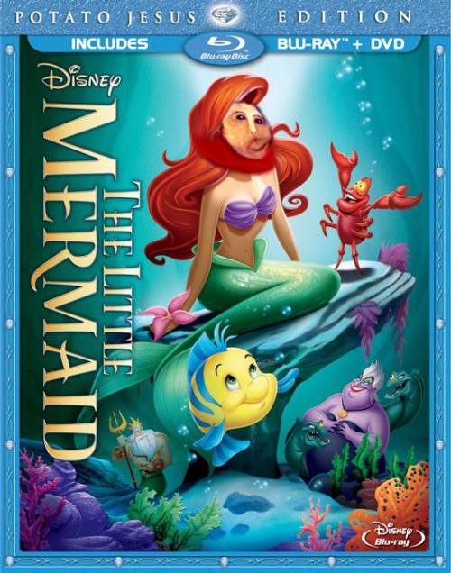 Disney's Little Mermaid bluray editing blunder