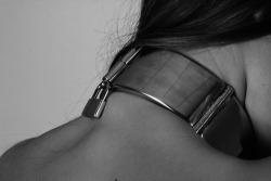 subcaptivated:  When she has an assignment to do that her Master has given her, he locks this collar into place on her. He tells her he will release her when it has been completed to his satisfaction. And if she has to go to work or on an errand or to