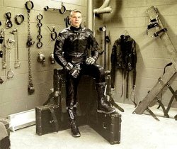 torturesadist:  fag4life:  torturesadist:   torturesadist:  Another goal is to have dungeon such as this a few years down the road. All those goodie torture devices. To top it off a good looking lover in Langlitz or Vanson Leathers to assist in torturing