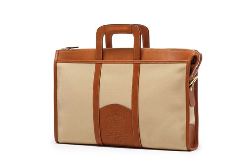 Ghurka leather briefcase