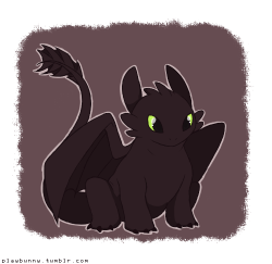 Commission for herpderpdoctor ! Toothless chibi ~ If you&rsquo;d like to commission me please check out my commission prices and info uvu
