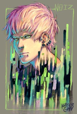 kobochasketch:  I’ve been playing dmmd recently, and so far Noiz is my absolute favorite! I can not deal with this child….such a cutieeee! &lt;3