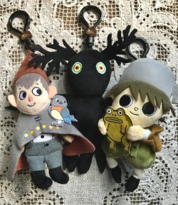 oldsidelinghill: Over the Garden Wall figurines and plushes available now at Hot Topic! They should be available in some other stores in the near future too, but I don’t know where and when. (I never would have imagined Auntie Whispers would get her