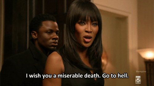 naomi campbell go to hell gif