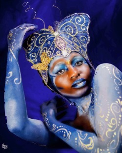 khylajade:  Confidence in my own skin… lookin’ like a piece of art 🎨3/3 #AvatarPrincess 