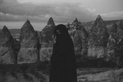 The Witch’s Kingdom - a photostory shot by Noisenest, model and narrative Theresa Manchester″All Hallow&rsquo;s Eve - the sun retreats over the hillside. A faint glimmer of soft, cool light remains in the valley.  A cloaked figure emerges from a