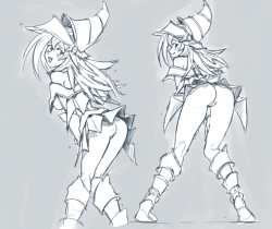 suoiresnuart:  Here’s a bunch of sketches I couldn’t finish, Though i might finish the BJ one later who knows… I really like the Dark Magician Girl, leave me alone.  &lt;|D’‘‘‘‘‘‘