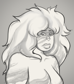 A vulnerable Jasper done with a custom “bleeding ink” brush. How do you think she sees herself post-corruption?Twitter link!