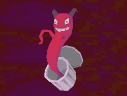 pixelsnpaper:  Playing Earthbound and Mother 3 so I modeled THE SMELLY GHOST!! I hadn’t played through Earthbound in a couple years and when I re-discovered this thing I was like “WTF??” I had to model him. 