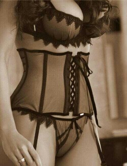 #panties #black #garter belt #bra #sheer