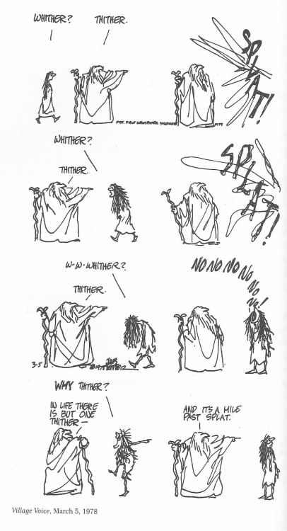 The last panel in this Jules Feiffer cartoon