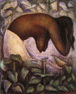 artworthybodies: Bather of Tehuantepec - Diego Rivera, 1923