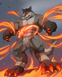 Flame WolfArtist: Vress    On FA    On Twitter