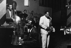 behardfreebop:Charlie Parker, Thelonious Monk, Charles Mingus and Roy Haynes.