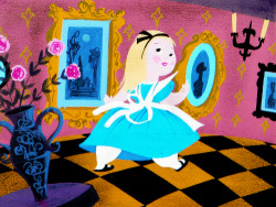 vintagegal:  Concept art by Mary Blair for Disney’s Alice in Wonderland (1951) 