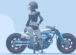 grimphantom2:  pinuparena:    Gogo’s ride ‘Zero Fighter’ HD Panhead inspired by Jaymac Photography By   Otto Schmidt  Dat Ride XD 