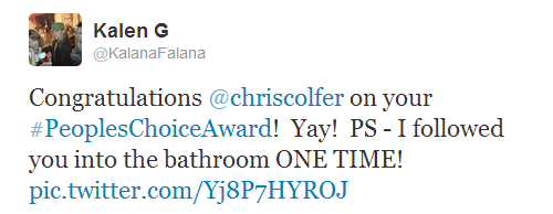 The People's Choice Awards 2014 Celebration Thread!  Congrats, Chris! - Page 28 Tumblr_mz4gvgSVXn1qe476yo1_500