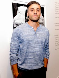 dailyoscarisaac:  Oscar Isaac attends the opening of the Brigitte Lacombe Exhibition at Phillips Park Avenue, June 17, 2015 
