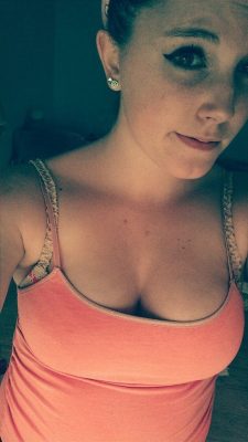 tank top selfie #nsfw #cleavage