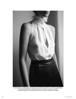 julietjardin:  Vogue Germany Larissa Hofmann for Vogue Germany. Styling Nicola Knels
