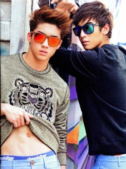 ladipinklovestaewang:rose-vanity:  kimlattae:banghimguk:WHO ARE THESE BOYS?! I MUST KNOW.Okay I just did a little reverse google search and from my founding these boys are known as Peem Markpoom (PMP) and they’re from a Thai music label called G.ID