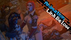 darktronicksfm:  Triss  X  Ghoul Gfycat  More angles and versions on PATREON Triss model by Lord Aardvark, Ghoul model by Shitty Horsey 