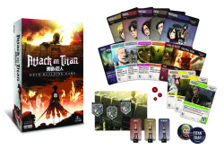 snkmerchandise:  News: Cryptozoic’s Shingeki no Kyojin Deck Building Game! Original Release Date: Late 2016Retail Prices: TBD Cryptozoic has released previews of their upcoming SnK Deck-Building cooperative card game, where you can play as one of eight