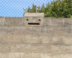 gingerten:  gingerten:  This brick looks like it’s contemplating where its life went wrong…  I drive past this thing every day on my way to work and today I just whispered “you’re internet famous now, little buddy” while I was waiting at the