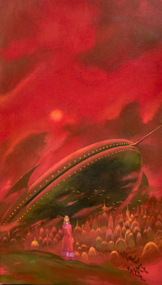 70sscifiart:  Paul Lehr — Podkayne of Mars. Cover for the 1971 Berkley paperback of the Robert Heinlein story. 