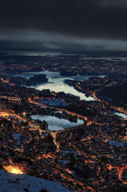  Bergen from Mt. Ulriken, Norway  Ulriken View (by aha42 | tehaha) 
