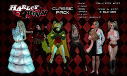 sspd077:  Harley Quinn Model Box - Classic Pack by Postmortacum  