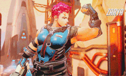 rooster-teeth-and-many-more:  More of the bara bae, Zarya.  My heart cannot contain all of the love for this person.