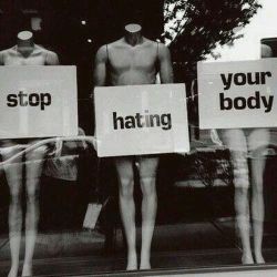 tanocasykes:  Stop hating your body bi*ch!!! on We Heart It.
