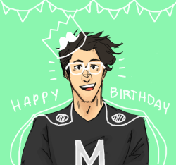 artist-in-space:  HAPPY BIRTHDAY TO THE BIRTHDAY GUY @markiplier!Thanks for everything that you do Mark! You brighten my (and a lot of people’s) days with your hilarious videos and just being you. So keep it going buddy, I know you’re going to achieve