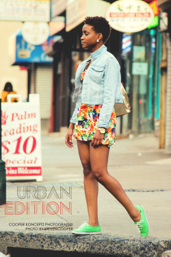 blackandkillingit:  Photo by Steven Cooper - CK Photography Shenelle Malcolm Chinatown, Philly  To cute and so me !