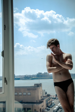 RESERVATIONS : MASON STANDARD a photo series on the last place we can be anonymous. the hotel room. this series focuses on actor Mason Sullivan, in the Standard Hotel, the HIghline Manhattan, NYC  photographed by Landis Smithers