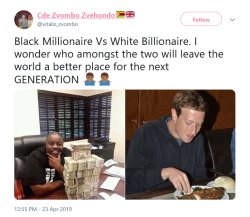endangered-justice-seeker: Also helps oppressive regimes to spy on their citizens. Gives it’s platform to the vermins of humanity to meet and coordinate.  Who amongst the two will leave the world a better place? The black guy. Easy. Next question. 