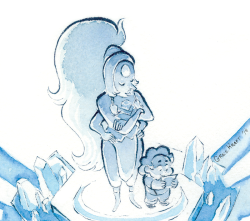 gracekraft:  A tiny teaser for my guest comic “Opal’s Day Off” in Steven Universe #8, out tomorrow!  It’s longer than my previous guest comics, so I hope all of you Opal fans out there will enjoy it! 
