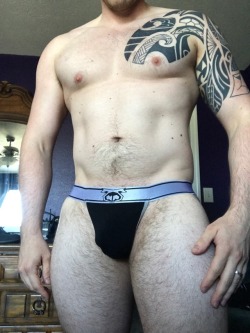 raunchfag2:  Birthday is tomorrow and Husband SPOILED me this year!! Three new jockstraps from Nasty Pig, a thick red silicone cock ring (feels amazing), and a “pig hole” from Mr. S. Leather.   We tried the pig hole today and it was incredible! Husband