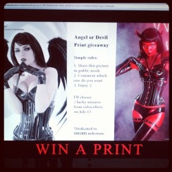 elisanth:  Just a quick reminder about Angel Devil giveaway. Please check the pinned post to take part :) #latex #fetish #corset #black #glossy #giveaway #angel #devil #goth #gothic #girl  😈😈