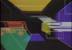 Image West animated corporate identities and video design from 1981 - created utilsing the  Scanimate analog video effects system.