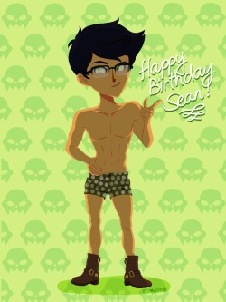It&rsquo;s Sean&rsquo;s birthday so I drew him some booty-shorts Jake! (Incredibly cute shorts and banging boots from F21)