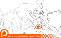 slewdbtumblng:  ~Hnn, I think it likes the girls~ (WIP)  Bustin’  And so the Kylie-ing begins…. 