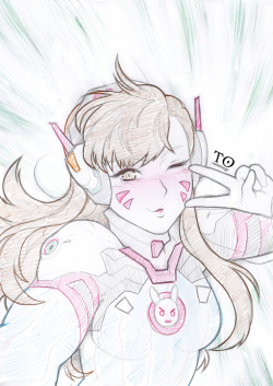 tabletorgy-art: D.Va’s new Highlight Intro tho I wanted to finish this and posted it only on twitter but hey, might as well 