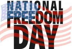 Today is National Freedom Day in USA.February 1, 1865 – President Abraham Lincoln signed a joint resolution that proposed the 13th amendment  to the United States Constitution to outlaw  slavery,  It was ratified on December 18, 1865.i am surprised
